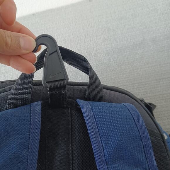 Nike Hoops Elite Backpack Blue Multi Zip Pockets Shoe Storage Basketball School - Picture 6 of 9